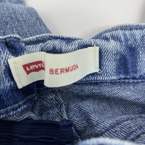 LEVIS Bermuda Blue Denim Shorts Toddler Size 4 Regular - Picture 5 of 6